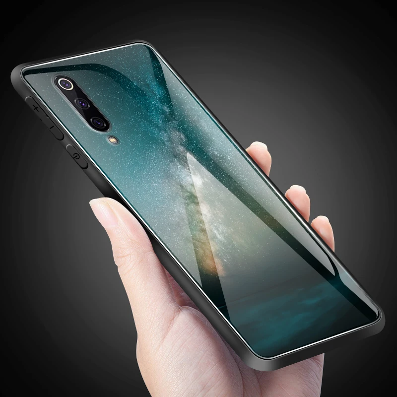 Чехол из закаленного стекла для Xiaomi 5X6X8 9 SE A1 A2 Lite Мягкий чехол ТПУ Redmi Note 4x 5A 6 7 Pro Prime