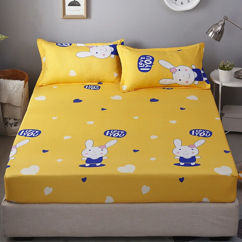 Наматрасник эластичное постельное белье простыня мультяшный Скандинавский