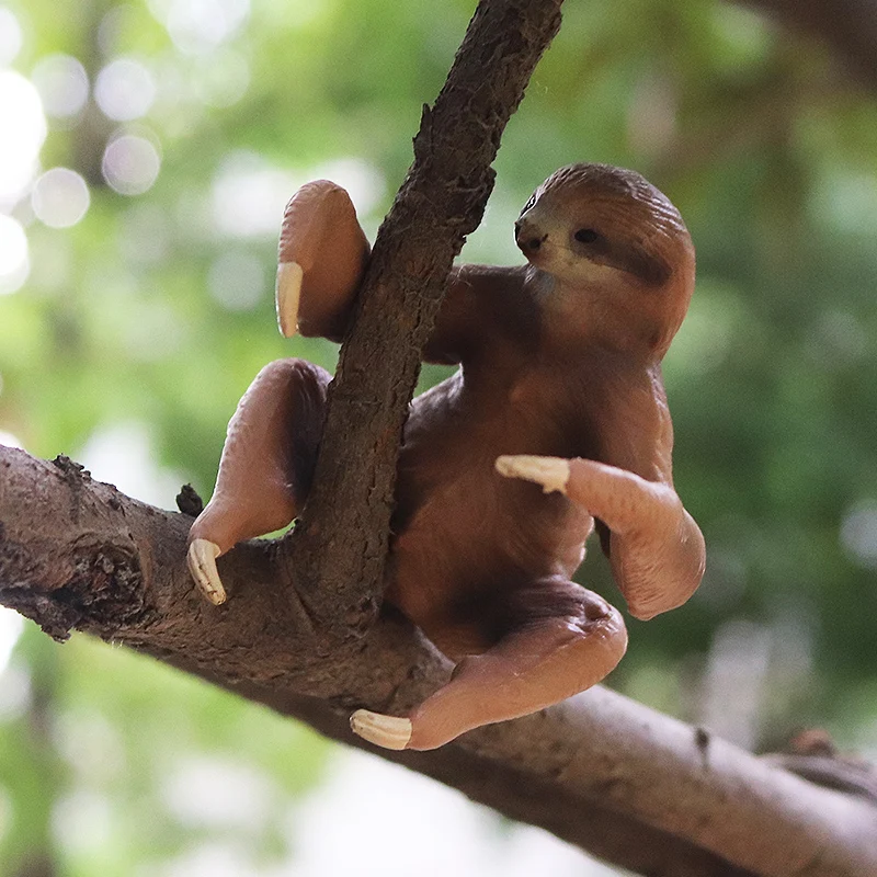 Фигурки героев Oenux Wild Forest Soth Golden Snub-nosed Monkey Gibbon Chimpanzee анимационная модель