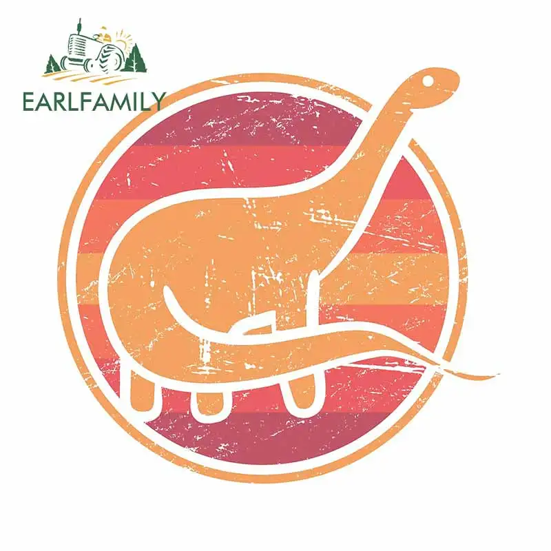 EARLFAMILY 13 см x 12 5 для длинная шея динозавра наклейки автомобиля Camper устойчивая к