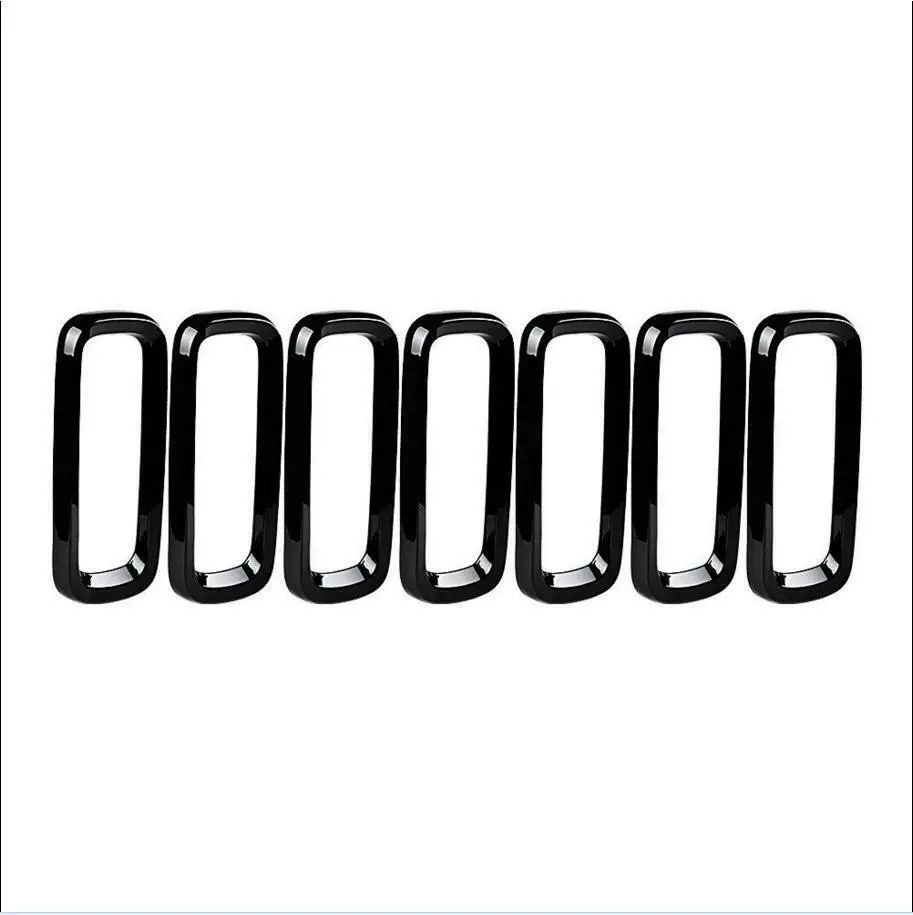 Накладка для фары Передняя гриля + ободок злые глаза 2015-2018 Jeep Renegade автомобильные