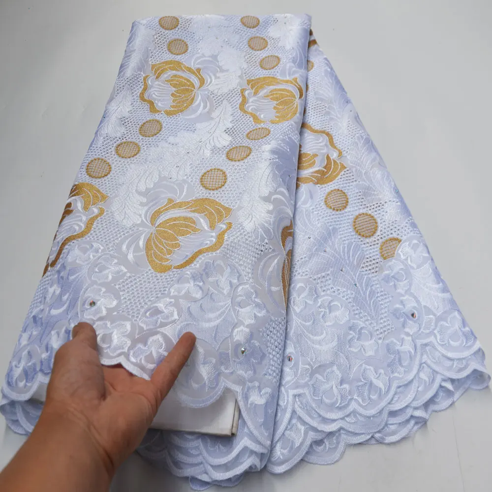 Лидер продаж нигерийская хлопковая полированная ткань для мужчин