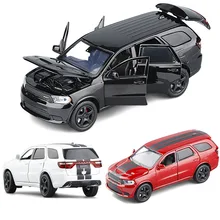 1:32 Dodge Durango SRT Car Alloy Sports Car Model Diecast Sound Light Super Racing SUV Collection Toys For Children Christmas Gi