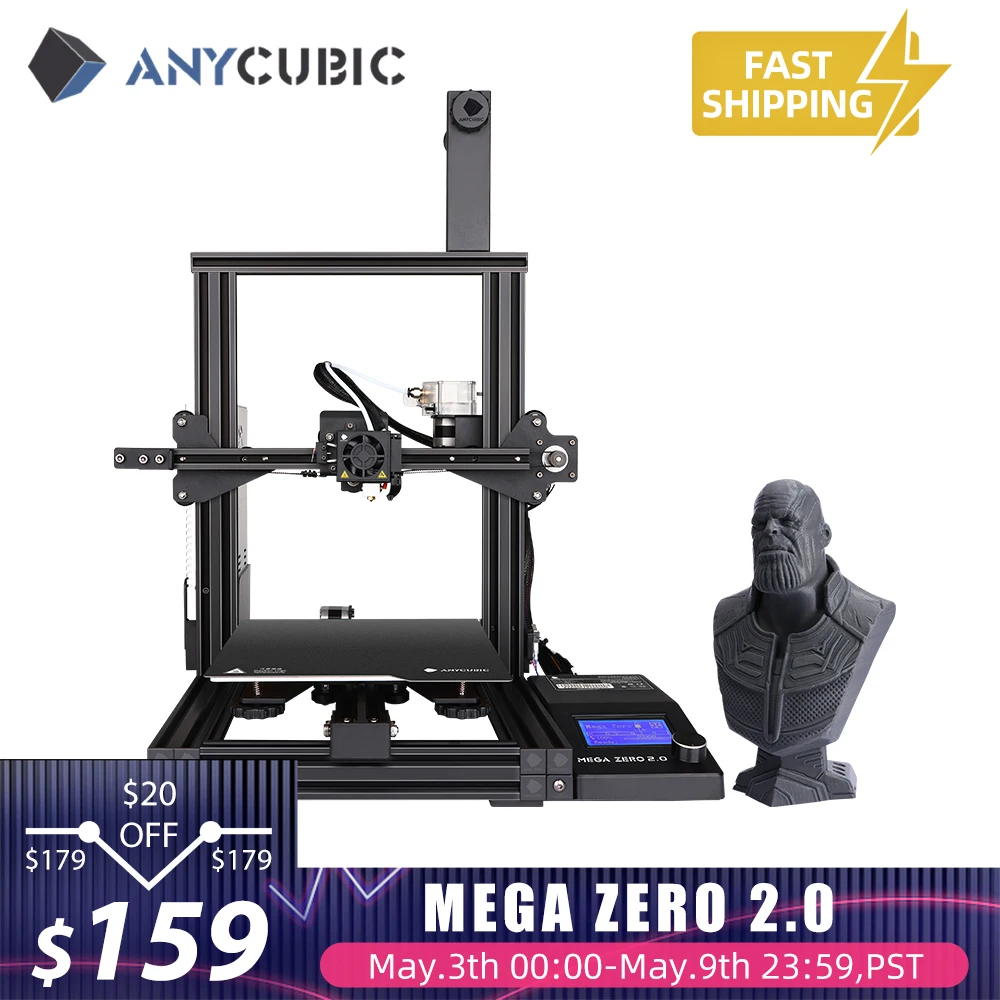 Günstig Mega S/ X/Null/Pro 3d Drucker Volle Metall Rahmen Plus Größe Desktop 3d Drucker Hohe Präzision Stampante 3d Impresora 3d