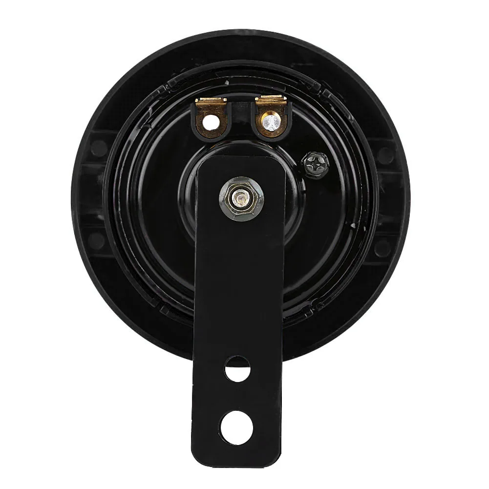 

Universal 12V Black 110dB 430HZ Loud Electric Snail Horn Loudspeaker waterproof sand-proof With mounting bracket