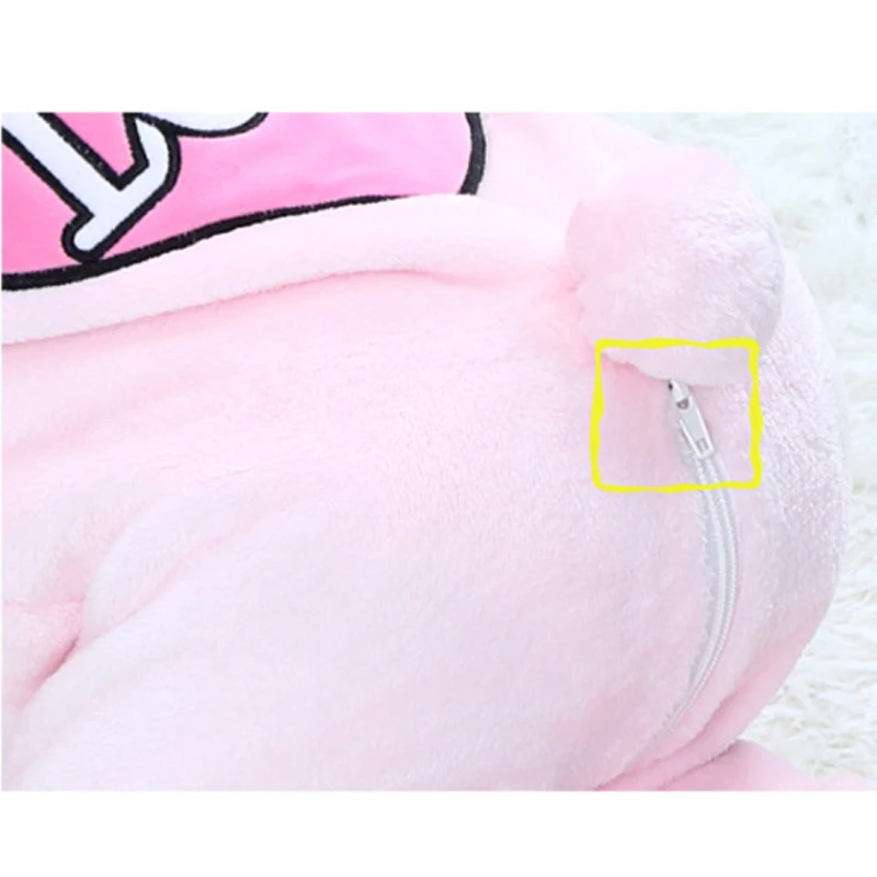 Детские розовые пижамы PigKigurumi комбинезоны для новорожденных комбинезон с