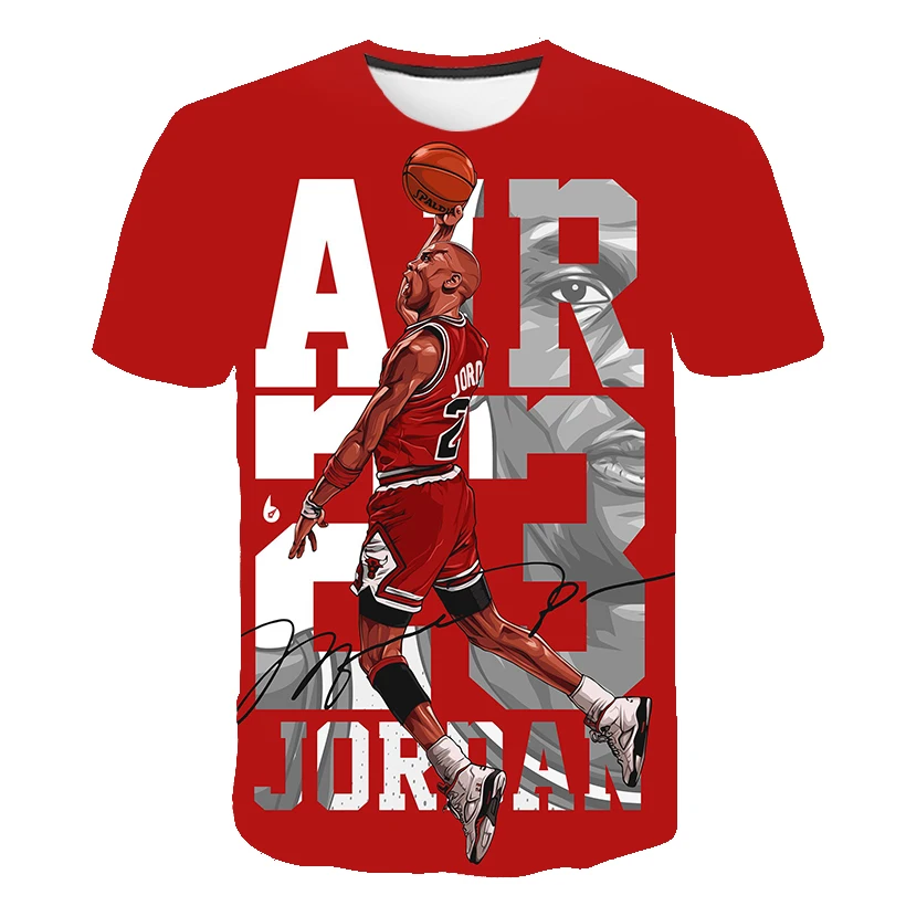 

Футболка для мальчиков, с 3D-принтом из фильма Air Slam Dunk, Space-Jams, детская, уличная одежда для детей 14 лет
