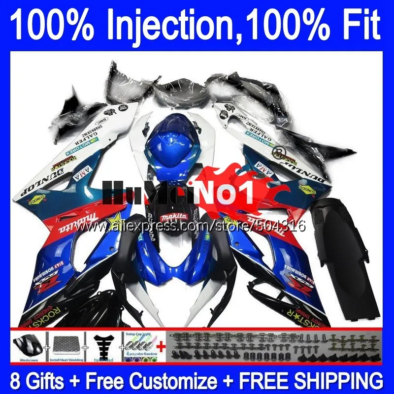 

Injection For SUZUKI GSX R1000 GSXR-1000 2005 2006 21MC.118 Black Blue GSX-R1000 GSXR 1000 1000CC 05 K5 GSXR1000 05 06 Fairing