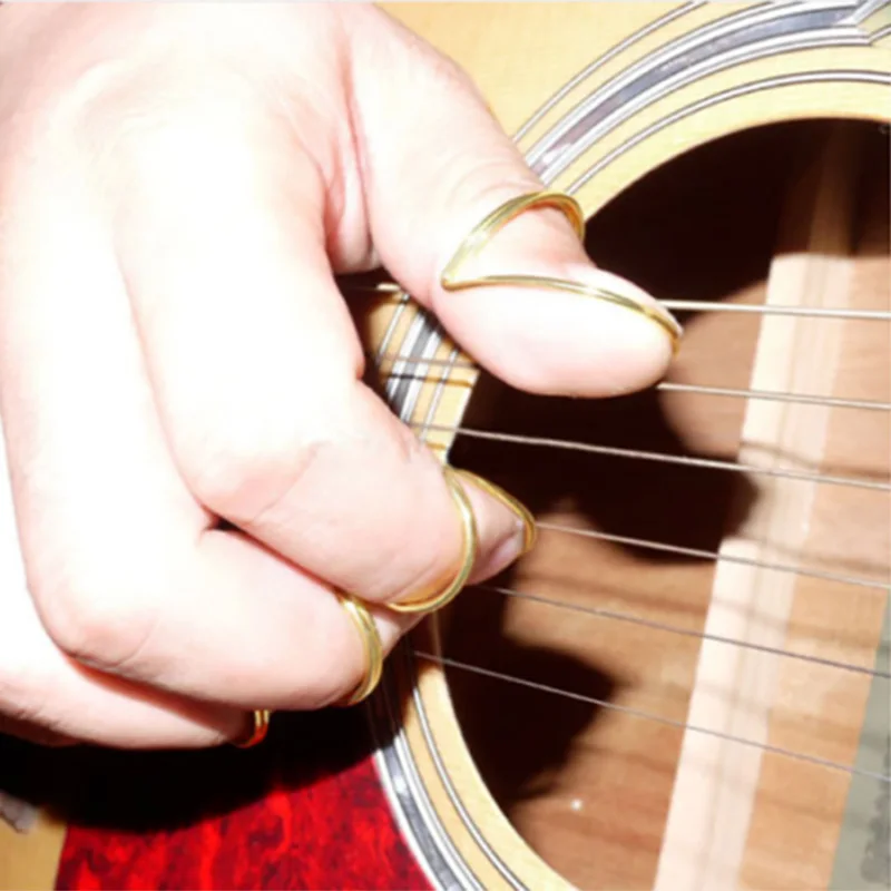 

4/12/20 Pcs Finger Classical Fingerstyle Guitar Thumb Picks for Electric Classical Guitar MC889