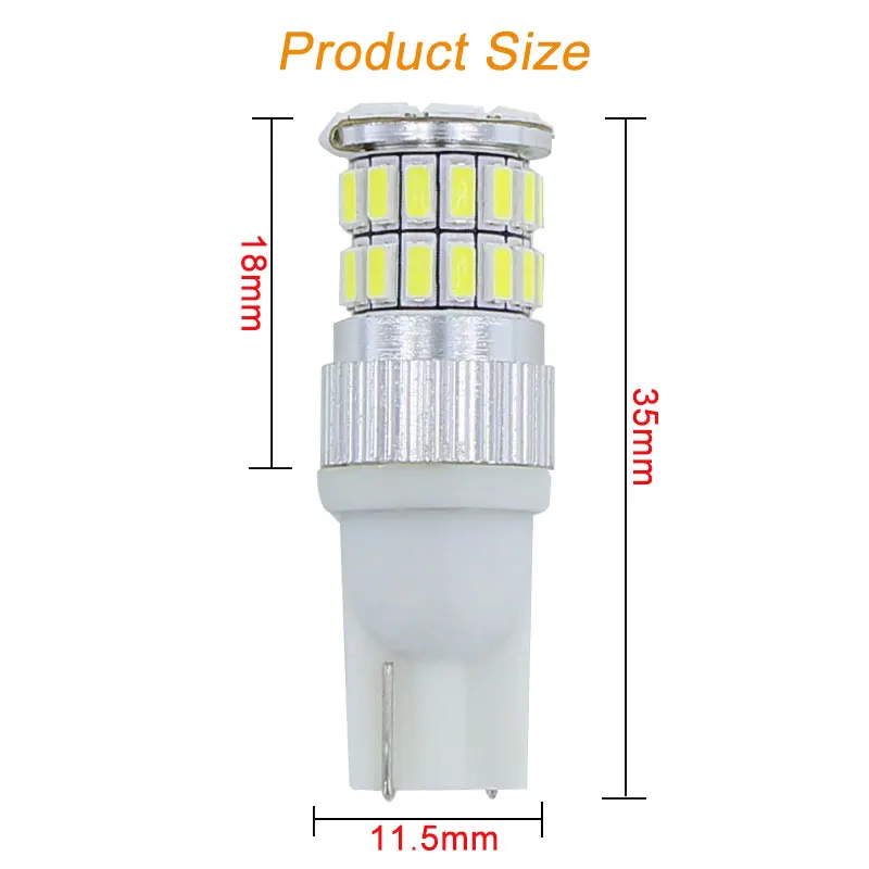 2Pcs Clearance Lights T10 W5W 194 168 LED Car Turn Signal Bulb For Land Rover v8 discovery 4 2 3 x8 freelander defender A8 a9 | Автомобили