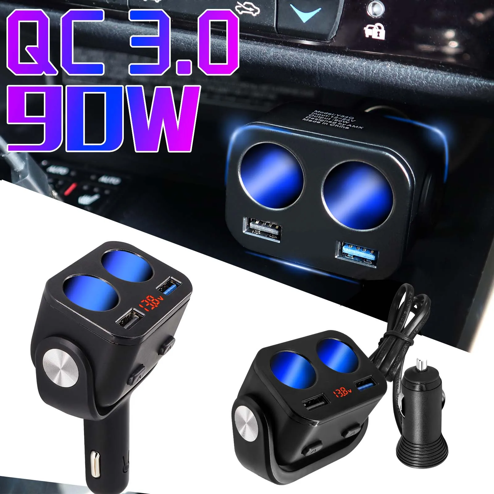 

USB-кабель-удлинитель для быстрой зарядки, а