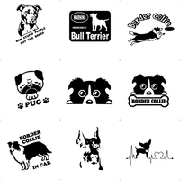new design dog car sticker funny wrap vinyl auto decal stickers to cover scratches for cars decoration accessories