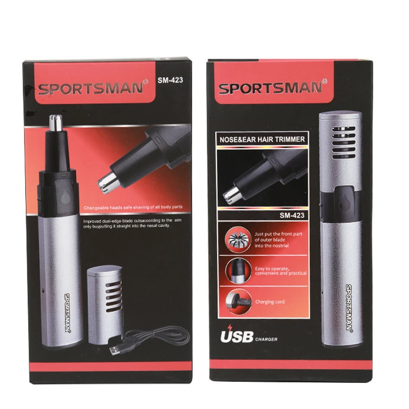 

Sportsman Ear Nose Hair Trimmer Hair Removal Clipper Ear Nose Razor Electric Shaving Machine for Men Trimmer USB Charge
