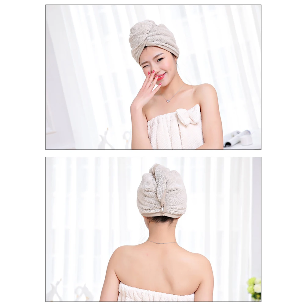 2 шт. женские сушильные полотенца для ванной поглотитель из микроволокна Мягкий