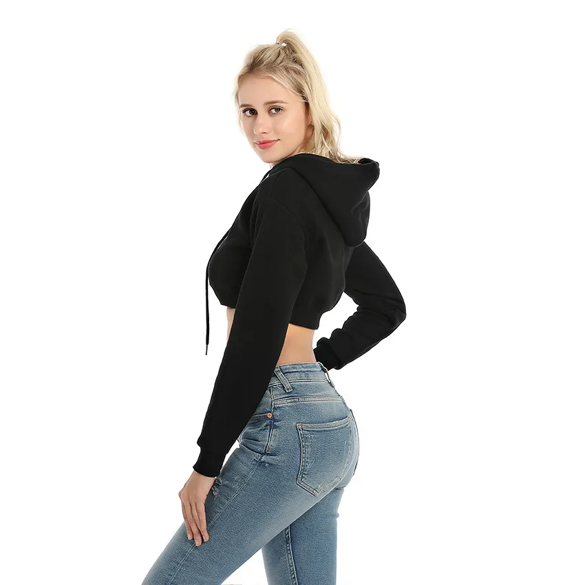 

High Quality Brand Women Hoodies23 Printed Hoodies Short Paragraph Long Sleeve Pullover Casual Sweatshirt Crop Tops Autumn