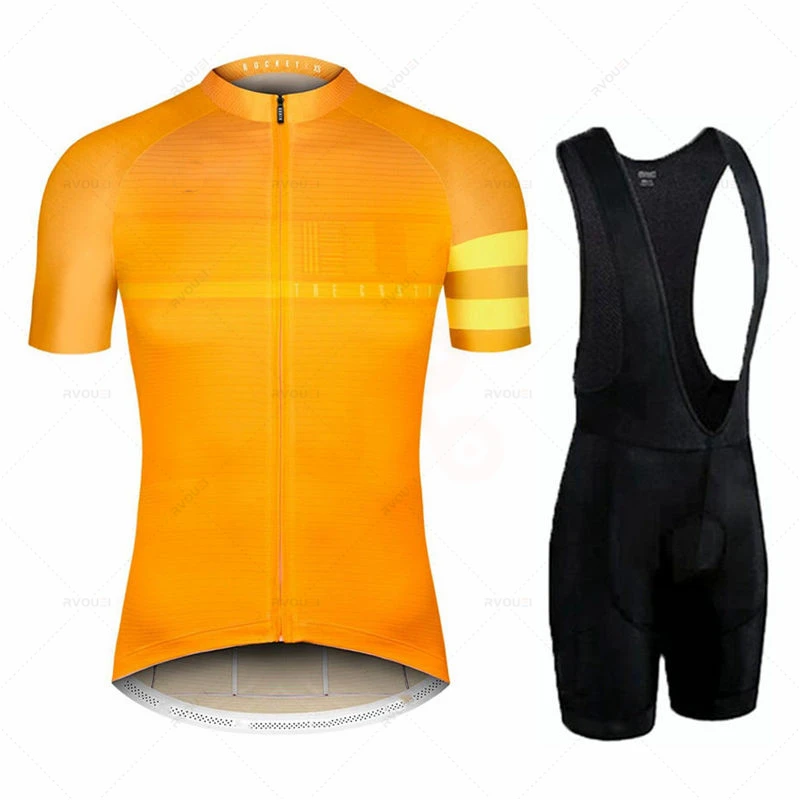 Classic Black Cycling Jersey 2020 Summer Breathable Quick-drying Cycling Team Bike Jersey Ciclismo 19D pad shorts Bike wear set
