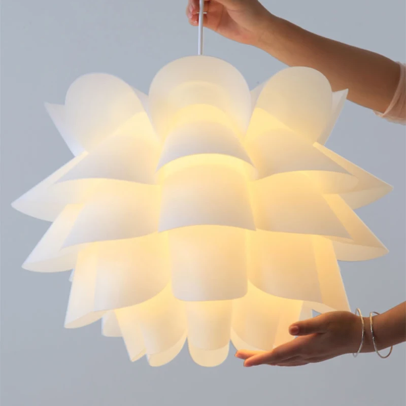 Современные подвесные светильники в виде лотоса цветочный абажур подвесной