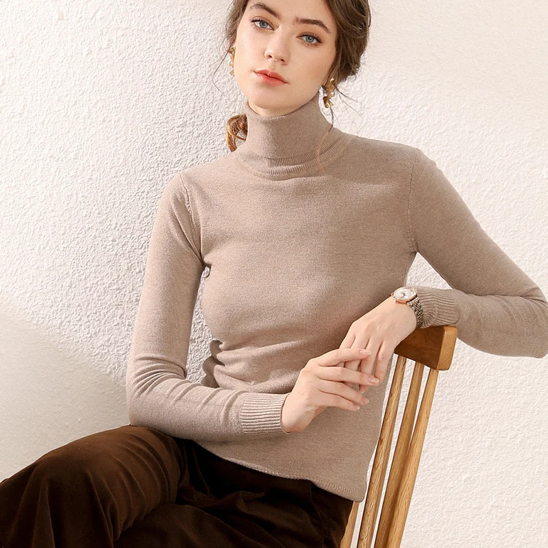 Свитер женский осенне-зимний вязаный с длинным рукавом 15 цветов | Женская одежда