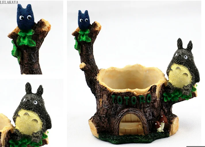 1 шт. аниме экшн фигурка каучуковый цветочный горшок мультяшный креативный милый