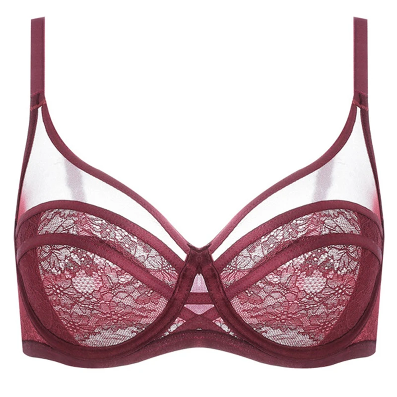 Женский полноразмерный бюстгальтер минимайзер без подкладки Большие размеры