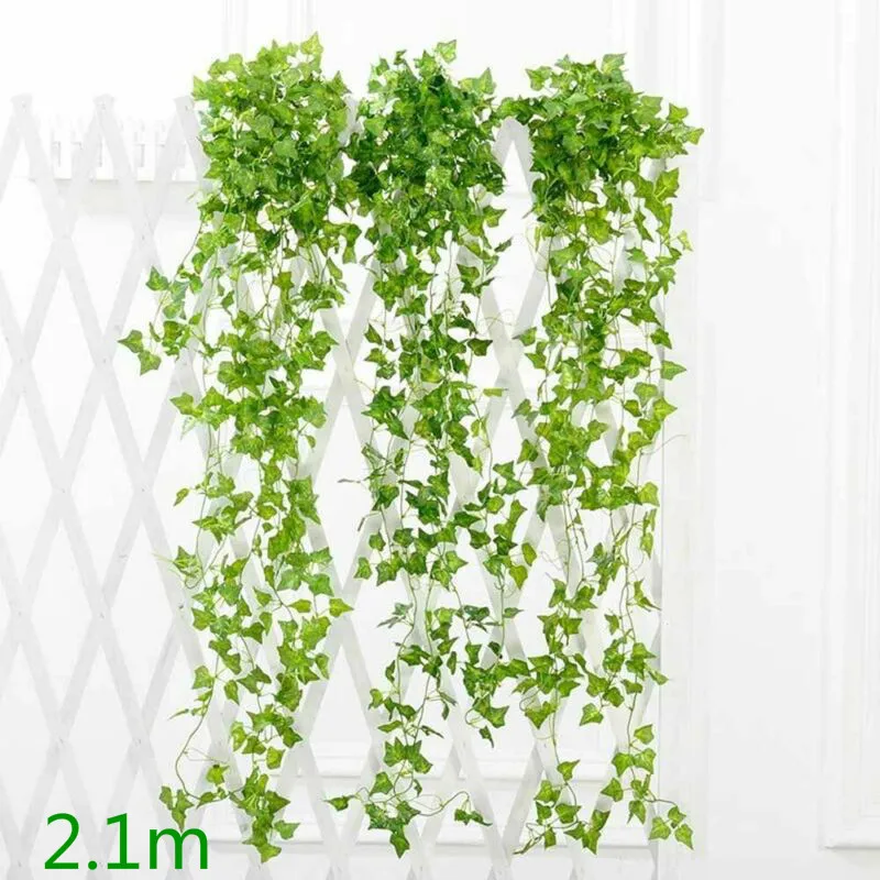 

1pcs 210cm Artificial Plants Green Leaves Leaf Wedding Jungle Party Artificial Plantas Artificiales Para Decoracion