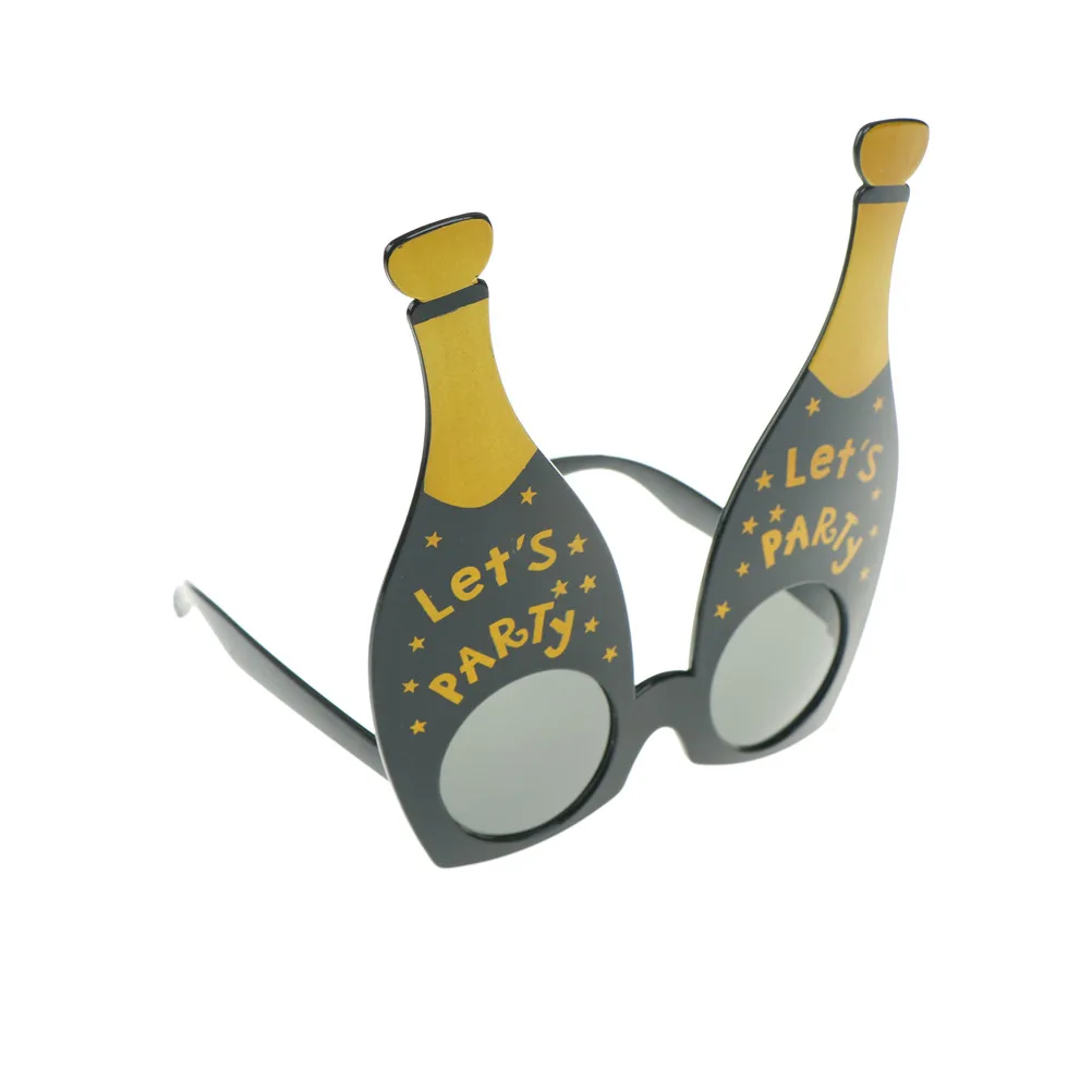 1 шт. креативный костюм бутылка шампанского дизайн очки вечерние украшения для