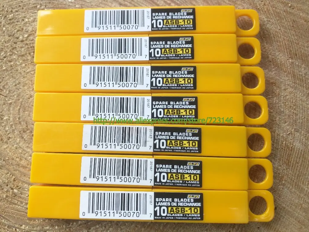 10pc-Pack ASB-10 с Олафом Ножи snapoff-методом лезвие Хромая Signage винил картона для 18O S/20 A A-2