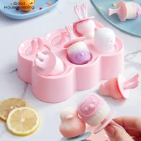 silicone lolly maker popsicle molds mini ice pops mold ice cream baby diy food supplement tool fruit shake ice cream mold