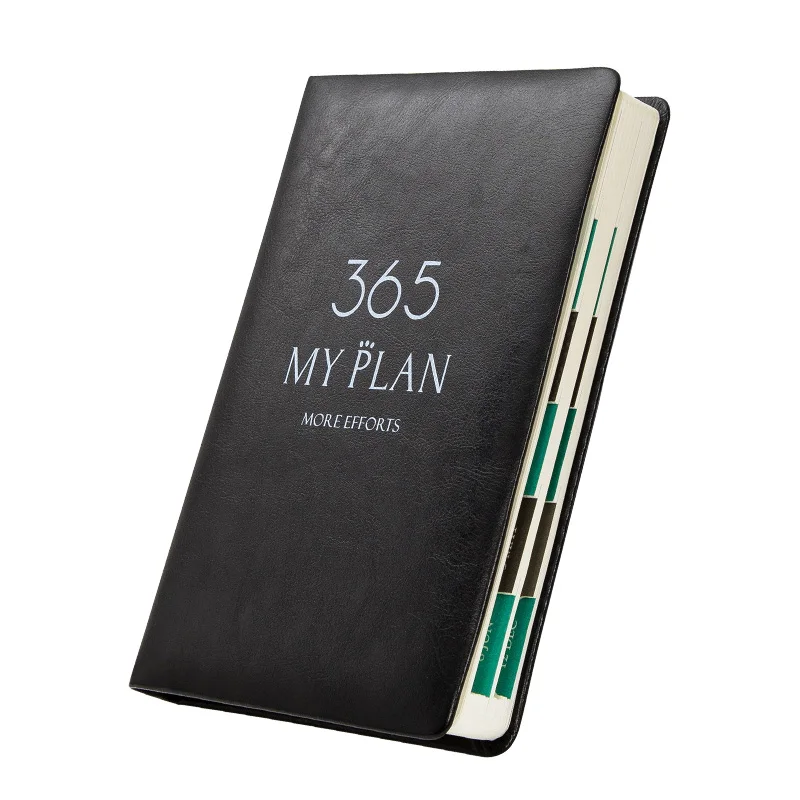 

2022 Schedule Notebook Efficiency 365 Daily Plan Small PortableN Account Book Notepad 400 Pages