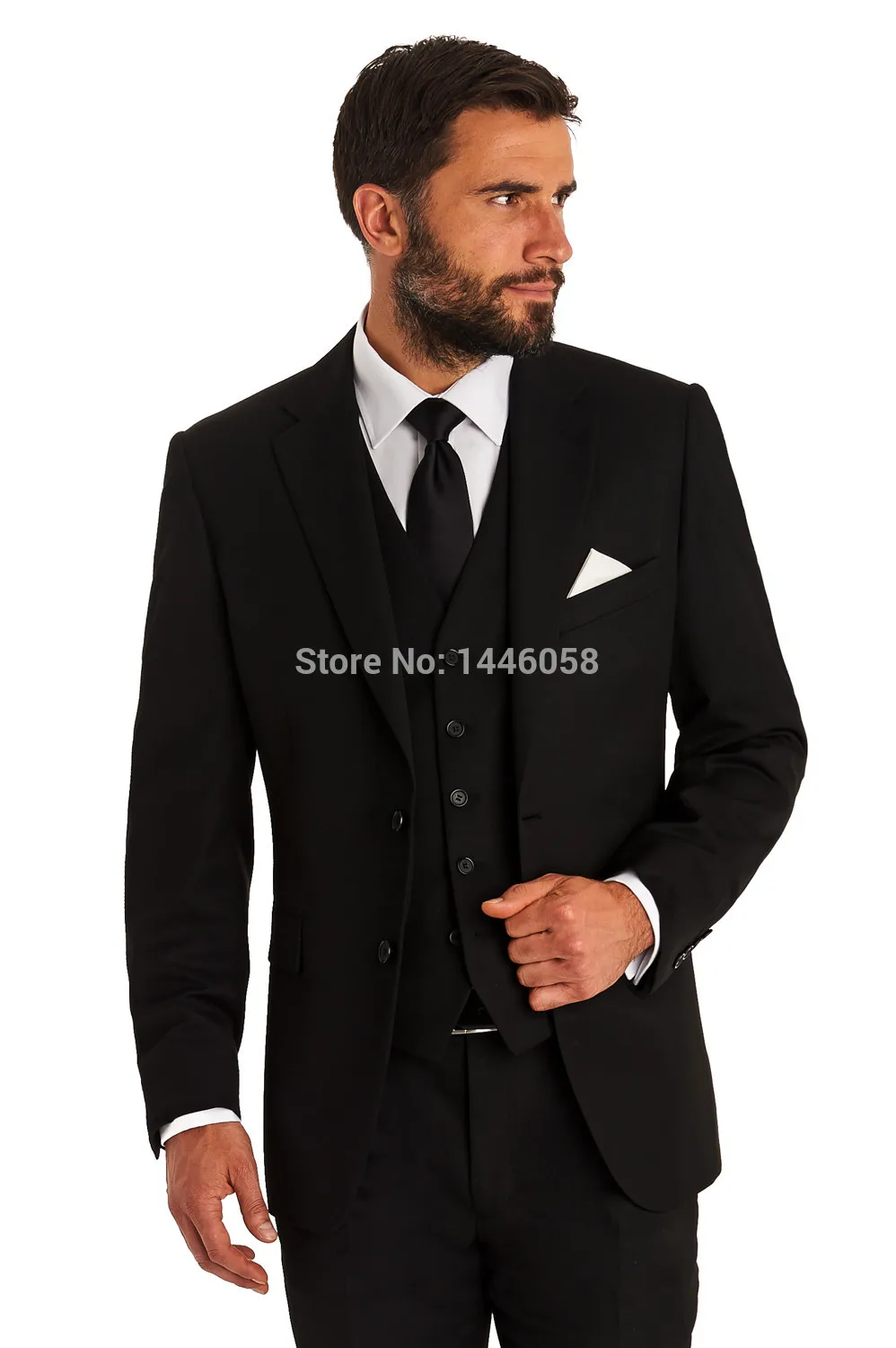 

Custom Made Men Wedding Suit Groom Tuxedos For Men 2 Button Slim Fit Business Men Suits Wedding Tuxedo (Jacket+Pants+Vest+Tie)