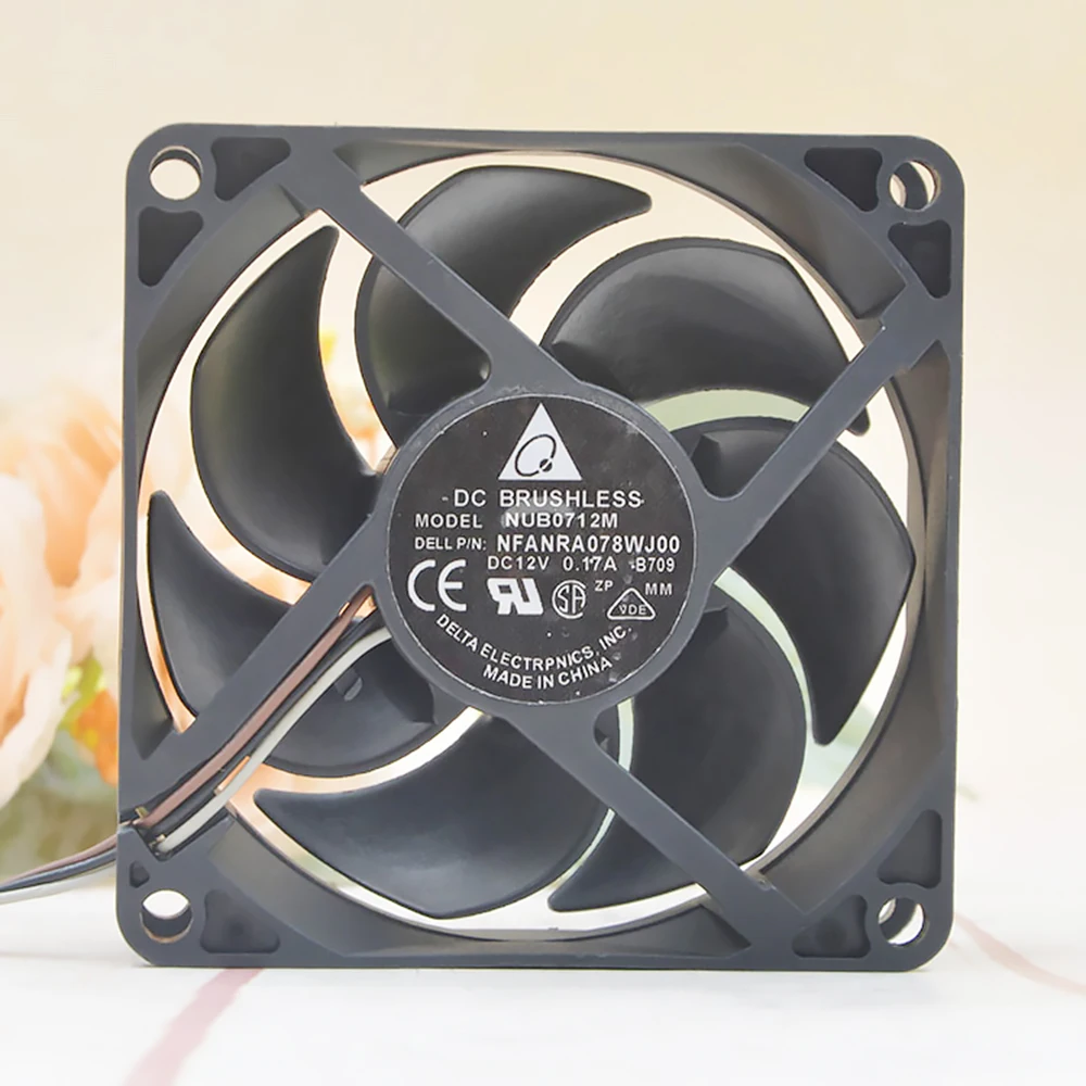 Оригинальный Delta NUB0712M-CL78 7025 Вентилятор 70x70x25 мм 12 В постоянного тока 6010 а для