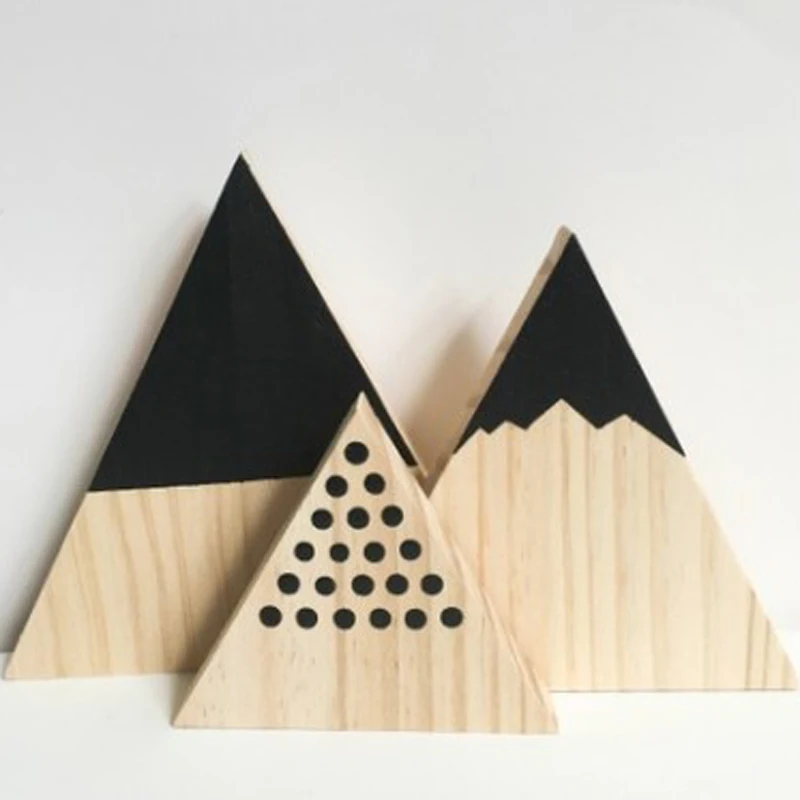 3 шт. деревянный набор строительных блоков для Подставки фотографий в детской