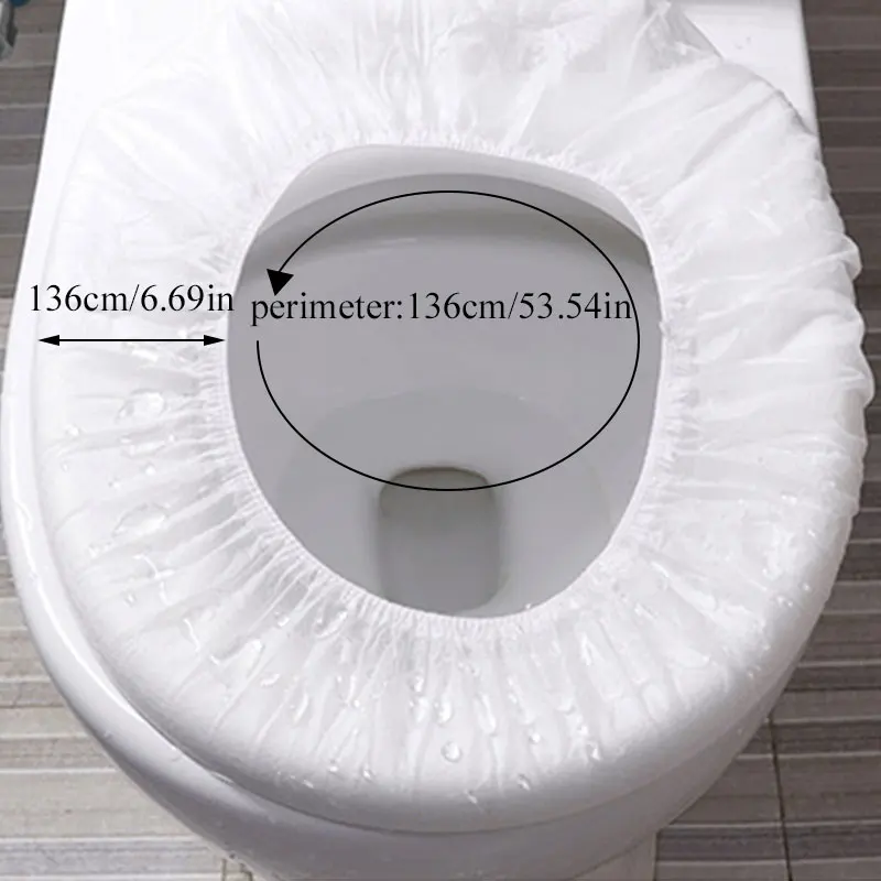 

Toilet Seat Decorative Clean Sweet Warm Pads Fashion Non-woven Fabric Toilet Seat Cover Convenient Disposable Toilet Pad