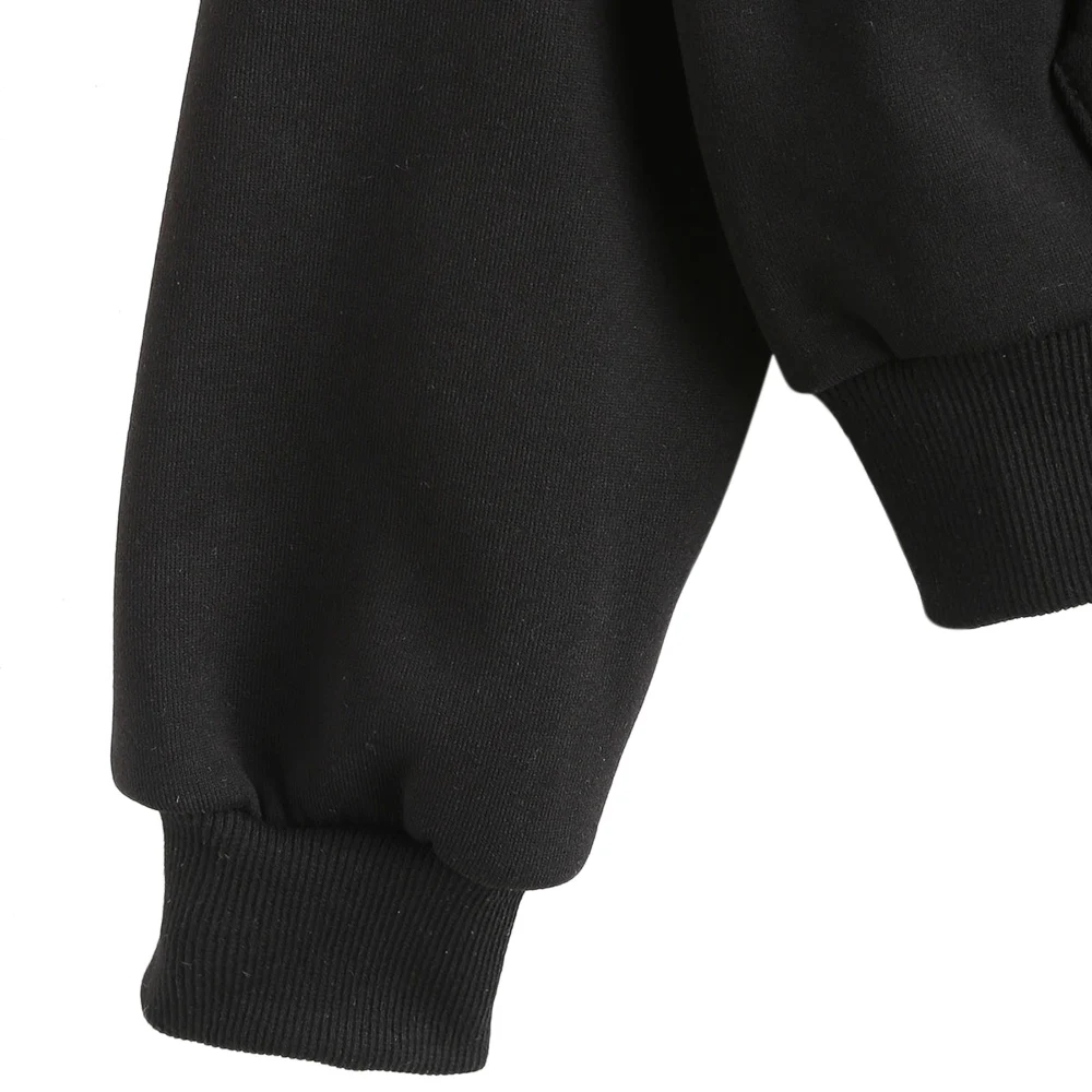 

ZAFUL Women Fleece Pullover Pouch Pocket Hoodies Autumn Casual Hooded Warm Sweatshirts 2020 Fall Winter Outwear