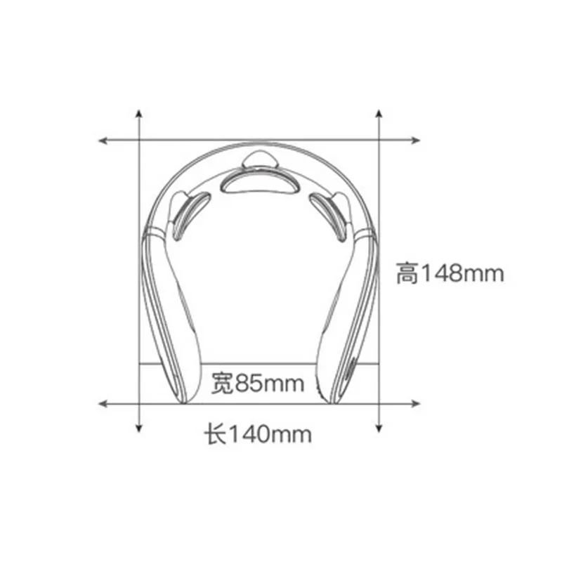 

Original Jeeback Neck Massager G2 Cervical Massager Far Infrared Heating Health Care L-Shaped Work Wear With Xiaomi Mijia App