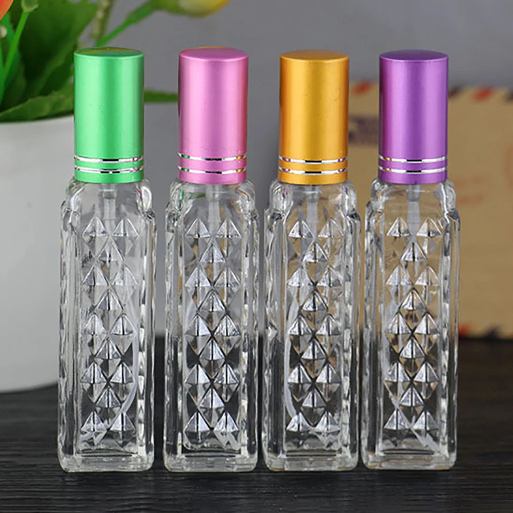 10 мл портативный мини прозрачная Квадратная бутылка для многоразового