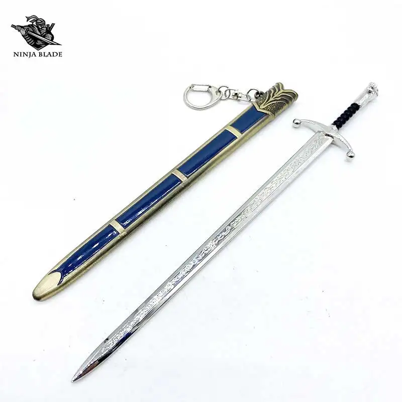 Valyrian Blade Jon Snow Longclaw Sword маленькая металлическая Реплика мини-модель фантазия ТВ