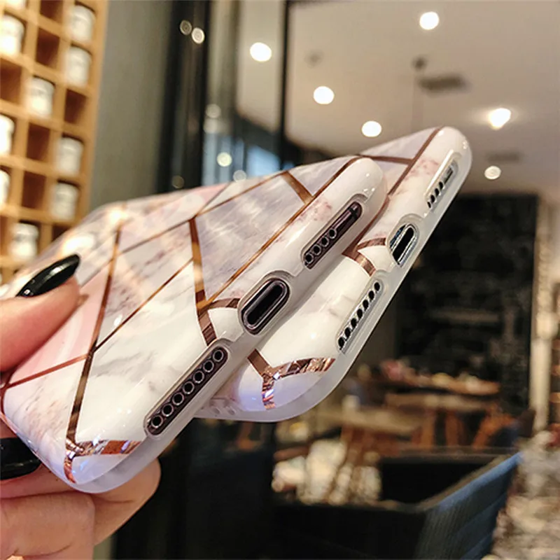 Мраморный сумка на ремешке-цепочке чехол из термопластичного полиуретана для