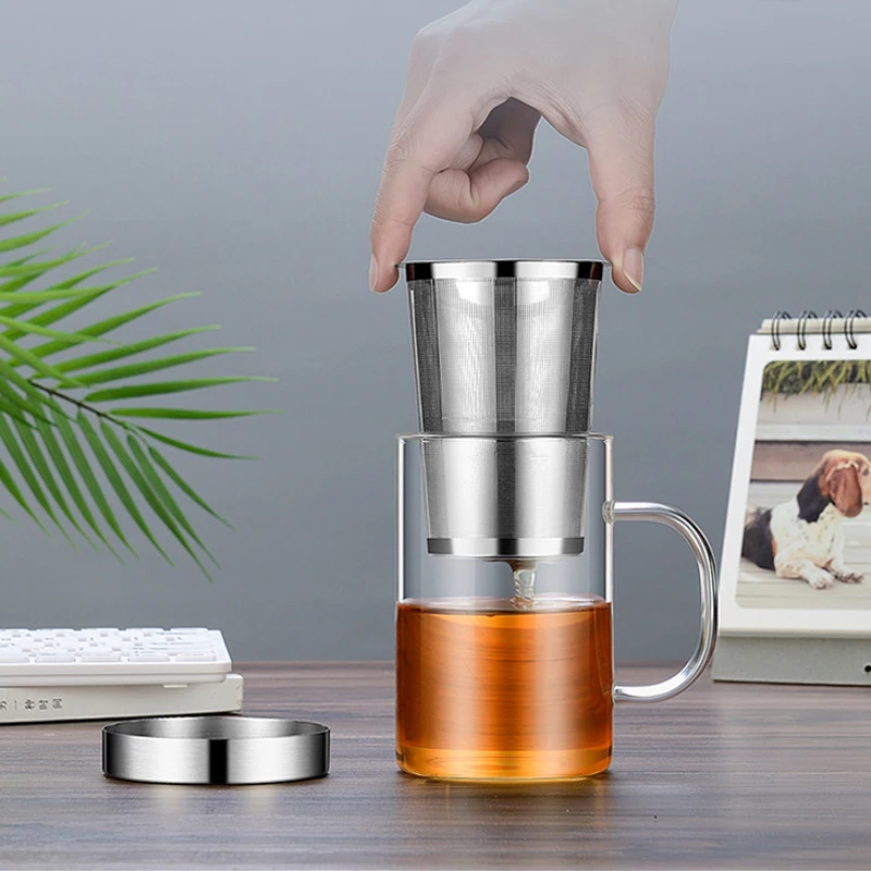 Кружка для заваривания чая объемом 500 мл кружка из боросиликатного стекла питья