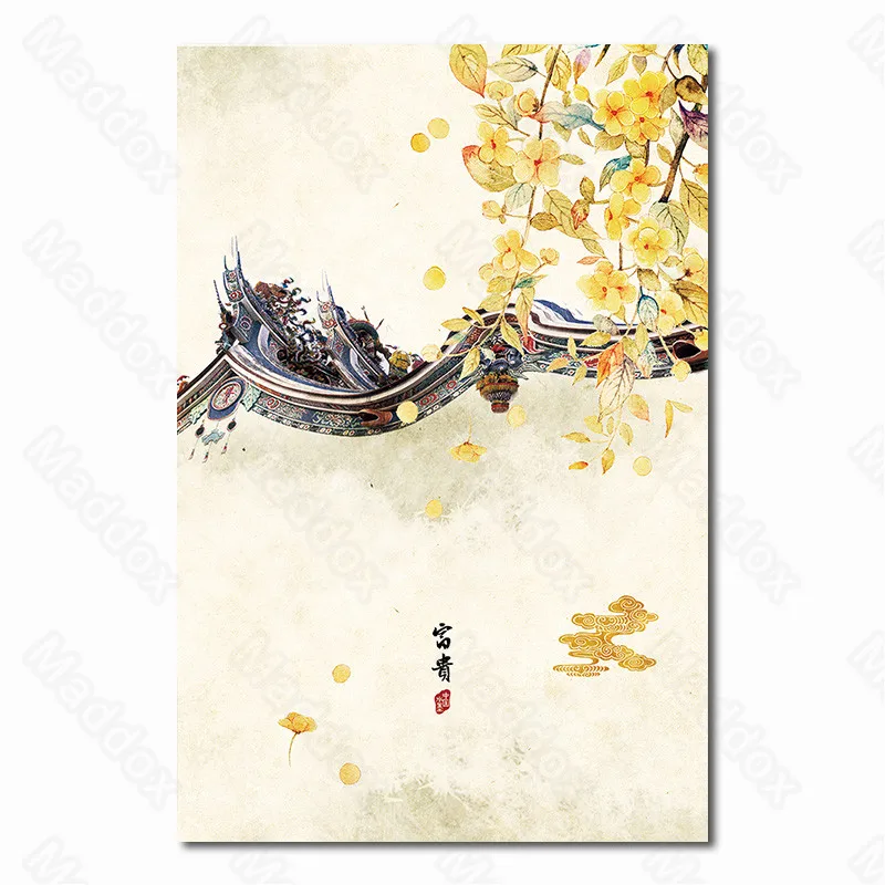 

Canvas Printing On The Vernal Equinox The Swallows Return To Their Nests and The Spring Flowers Bloom Vigorously Painting