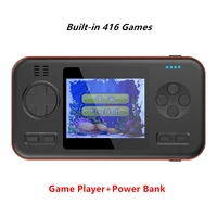 wireless charging power bank handheld video game console game player 416 games dual usb output port mobile power