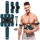 Тренажер для фитнеса EMS, стимулятор мышц живота, для похудения, с USB-разъемом