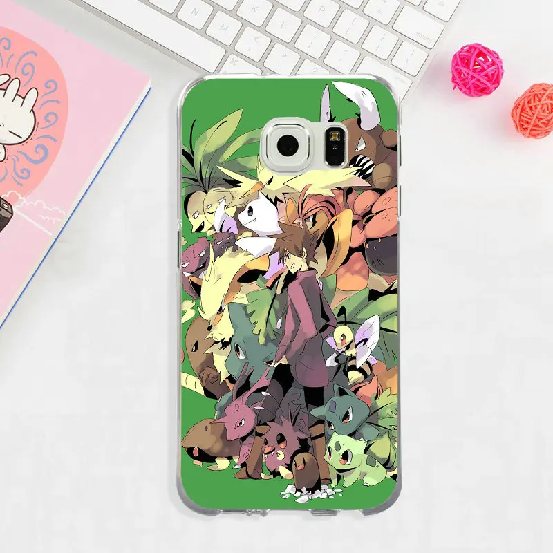 image 6 Для samsung Galaxy Note 3 4 5 8 S3 S4 S5 мини S6 S7 S8 S9 Edge Plus On5 On7 Мягкий ТПУ чехол для телефона милый прекрасный Покемон Пикачу - Цвет: image 6