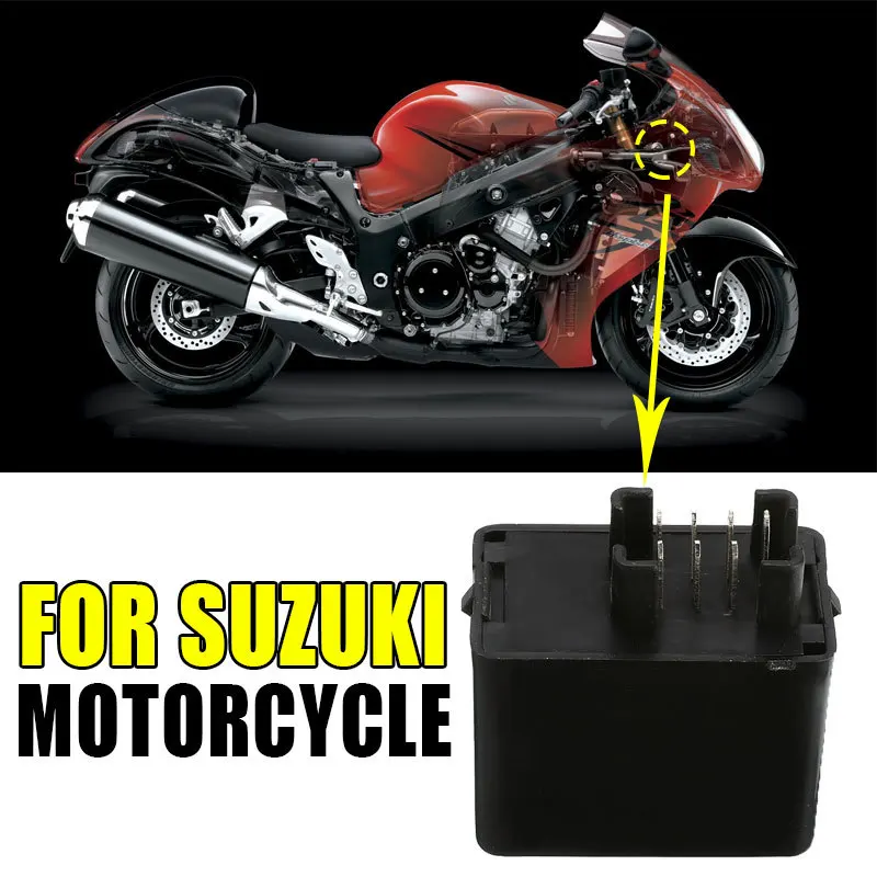 7-контактное светодиодный ное реле мигания 12 В для мотоциклов Suzuki SV650 SV650S SV1000 SV1000S