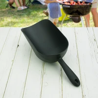 large plastic charcoal and ash scoop wood chip scoop suits pellets saw dust bbq tools good barbecue accessories kitchen tools