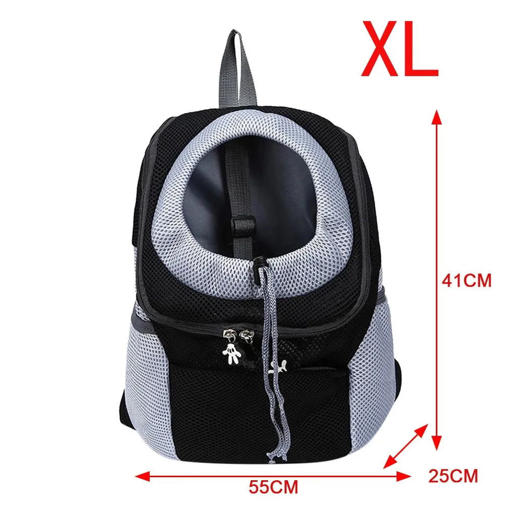 

2021 Pet Dog Bag Carrier Bag Dog Cat Travel Backpack Dog Breathable Chest Bag Double Shoulder Outdoor Portable Backpack#G30