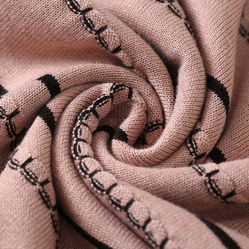 

Wool Sweater Woman New Autumn Winter Causal Knitwear Pullovers Women Clothes Crop Top Jumper Patchwork Sweater For Woman