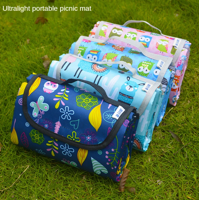 

Outdoor Picnic Mat Waterproof Cloth Oxford Cloth Damp Proof Mat Portable Camping Dinner Mat Beach Mat Outdoor Blanket