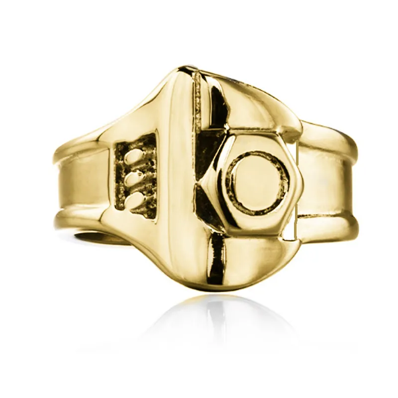 Мужское кольцо крутой байкер механический ключ из нержавеющей стали панк стиль