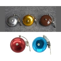 bicycle retro england bike bell ringing leisure vintage metal aluminum silver golden coffee brown blue red cycling accessories